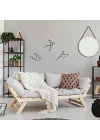 Dekoratif Ahşap Modern Üçlü Kuş Duvar Süsü Duvar Dekor, Tablosu