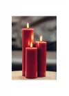Deluxe Home Bordo Rengi Led Mum 5X20 Cm - De Rf-0055