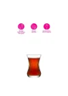 Demet 6lı Çay Bardağı