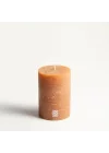 Deurne Amber Parafın Mum 9x9x13 Cm