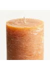 Deurne Amber Parafın Mum 9x9x13 Cm