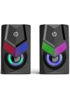 DHE-6000 2.0 RGB Gaming Multimedya Speaker Hoparlör, Siyah