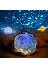 Diamond Satürn ve Gezegenler Diamond Projeksiyon Gece Lambası Işık