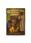 Diego Rivera - The Flowered Canoe Tablosu - 80x125cm