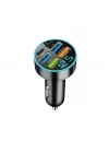 Dijital Ekran Araç Şarj Cihazı 4 USB, 3.1A, QC9.0, 55W, Hızlı Şarj, PD
