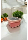 Dikdörtgen Saklama Kabı 2 L Pembe Vp-931, Pembe