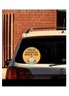 Dikkat Arabada Bebek Var Araba Etiketi & Sticker