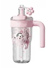 DILLER 860 ML Pipetli & Rahat İçim Çift Kullanım Tritan Su matarası Suluk -FFD860ML3RENK
