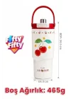 DILLER Tumbler 880 ML Tek Kapak Çift Kullanım Pipetli/Pipetsiz Taşıma Kulplu Çelik Termos-FFD9505-880ml