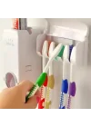Diş Macunu Sıkacağı ve 5 li Fırça Tutucu