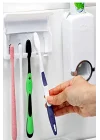Diş Macunu Sıkma Makinesi Fırça Tutucu Macun Sıkacağı 5li Fırçalı