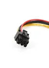 DK-CB-P103 Molex 4 PIN - 6 PIN PCI-E Dönüşütürücü Güç Kablosu