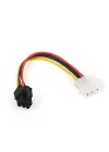 DK-CB-P103 Molex 4 PIN - 6 PIN PCI-E Dönüşütürücü Güç Kablosu