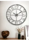 DM40GK Rakamlı Metal 40 cm Duvar Saati Gri