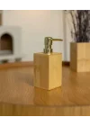 Doğal Bambu Ahşap Sabunluk Suya Dayanıklı Şık ve Pratik Mutfak Banyo Lavabo Aksesuarı
