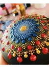 Dot Taş Görünümlü Ahşap 10 * 10 cm