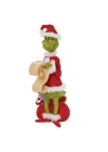 Dr. Seuss The Grinch Checking His List Heykelcik, 22 cm, Çok Renkli