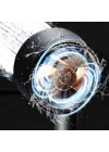 DUŞ BAŞLIĞI Turbo Fan 5 Fonksiyonlu Duş Başlığı El Duşu Handshower, Siyah 1.Sınıf Kaliteli