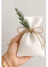 Düz Beyaz Ham Bez Kese, 10X15 Cm 10 Adet