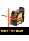 DW088K/XJ Lazer Distomat, 0.3 Mm/M Hizalama, Sarı/Siyah