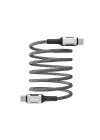 DYNAMIC 60W hızlı şarj, Mıknatıslı, Type-C to Type-C Şarj ve Data Aktarım Kablosu, 1 metre, Siyah