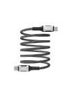 DYNAMIC 60W hızlı şarj, Mıknatıslı, Type-C to Type-C Şarj ve Data Aktarım Kablosu, 1 metre, Siyah