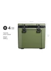 Easy Carry Tekerlekli Kamp Buzluğu 47.3 Litre - Haki (Dried Pine)