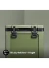 Easy Carry Tekerlekli Kamp Buzluğu 47.3 Litre - Haki (Dried Pine)
