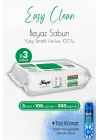 Easy Clean Yüzey Temizlik Havlusu 100 lü x 3 Adet ve Toz Kovar