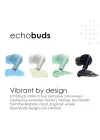 Echobuds Gerçek Kablosuz Kulaklık - Dahili Mikrofonlu Bluetooth Kulak Tomurcukları, 19 Saat Çalma Süresi, Geri Dönüştürülmüş Plastikten Kulak İçi Kulaklıklar, Müzik ve Çağrılar için IPX4 Suya