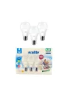 Ecolite 12W LED Ampul 3’lü Paket | 1521 Lümen, 6500K Beyaz Işık, 100W Eşdeğer, E27 Duy, Enerji Tasarruflu, 220V, Dim Edilemez