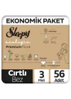 Ecologic Ekonomik Paket Bebek Bezi 3 Numara Midi 56 Adet