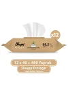 Ecologic Yenidoğan Islak Bebek Bakım Havlusu 12 x 40 (480 Yaprak)