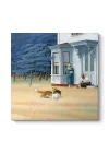 Edward Hopper - Cape Cod Evening Tablosu 40 x 40