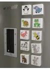 Efenin Hayvanat Bahçesi Seri-1 / Manyetik Blok- Magnet 20 Hayvan Figürü
