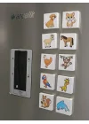 Efenin Hayvanat Bahçesi Seri-1 / Manyetik Blok- Magnet 20 Hayvan Figürü