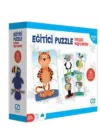 Eğitici Puzzle - Neşeli Hayvanlar