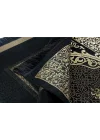 Ekonomik Osmanlı Tafta Seccade - 0150 (Siyah)