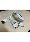 Ekstra Kaliteli 2 Metre Nintendo Wii Component Kablo 5 RCA