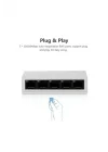 EL-4 5 Port Switch 100Mbps Ethernet İnternet Dağıtıcı Ağ Hub Ev Ofis İçin