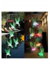 Enashop Solar Led Işıklı Kuşlu Bahçe Dekoru 6 Ledli,Renkli Işık Çok Renkli