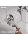 Engage Magnetix Krom 2.5 GPM Elde Taşınabilir/Yağmur Duş Başlığı Manyetik Yerleştirme Sistemine Sahip 2si 1 Arada Kombo, Çıkarılabilir El Spreyli Yağmur Duş Başlığı, 26009