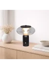 Erta 03 Siyah Şarjlı Masa Lambası 1X1.8W 3000K