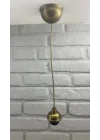 Eskitme Gold Avize Plastik Kablolu Sarkıt Duy E27 Tesisat