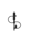 Evrensel Kablo (3ü 1 arada USB-C, Lightning, Micro-USB Şarj Kablosu) Akıllı Telefonları, Tabletleri, Güç Bankalarını ve daha fazlasını şarj edin (3,3 ft/1 m)