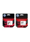 F6V25AE + F6V24AE 652 Siyah + Renkli Kartuş Seti