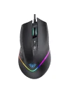 F805 6400DPI RGB 7 Tuşlu Makro Optik Oyuncu Mouse, Siyah