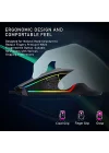 F805 6400DPI RGB 7 Tuşlu Makro Optik Oyuncu Mouse, Siyah