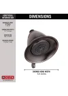 Faucet 3-Sprey Duş Başlığı, Yüksek Basınçlı Duş Başlığı Yağ Ovuşturdu Bronz, Masaj Duş Başlığı, Yüksek Akışlı Duş Başlığı, Venedik Bronz RP34355RB