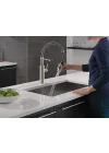 Faucet Antoni Pull Down Püskürtücülü Mutfak Bataryası, Ticari Mutfak Lavabo Bataryası, Mutfak Lavabo Muslukları, Manyetik Yerleştirme Püskürtme Kafası, SpotShield Paslanmaz 18803-SP-DST